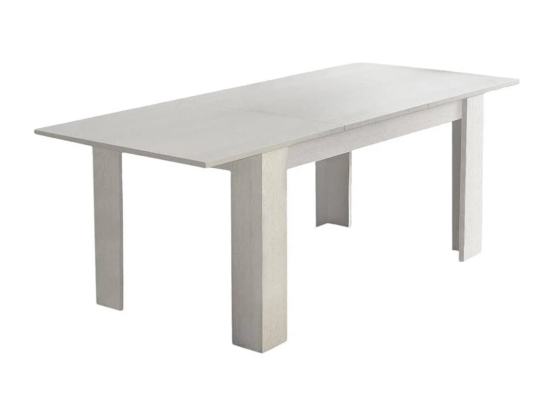 Table à rallonge Dpanic, Console extensible, Table à manger extensible, Console de cuisine extensible, 160/220x88h75 cm, Blanc