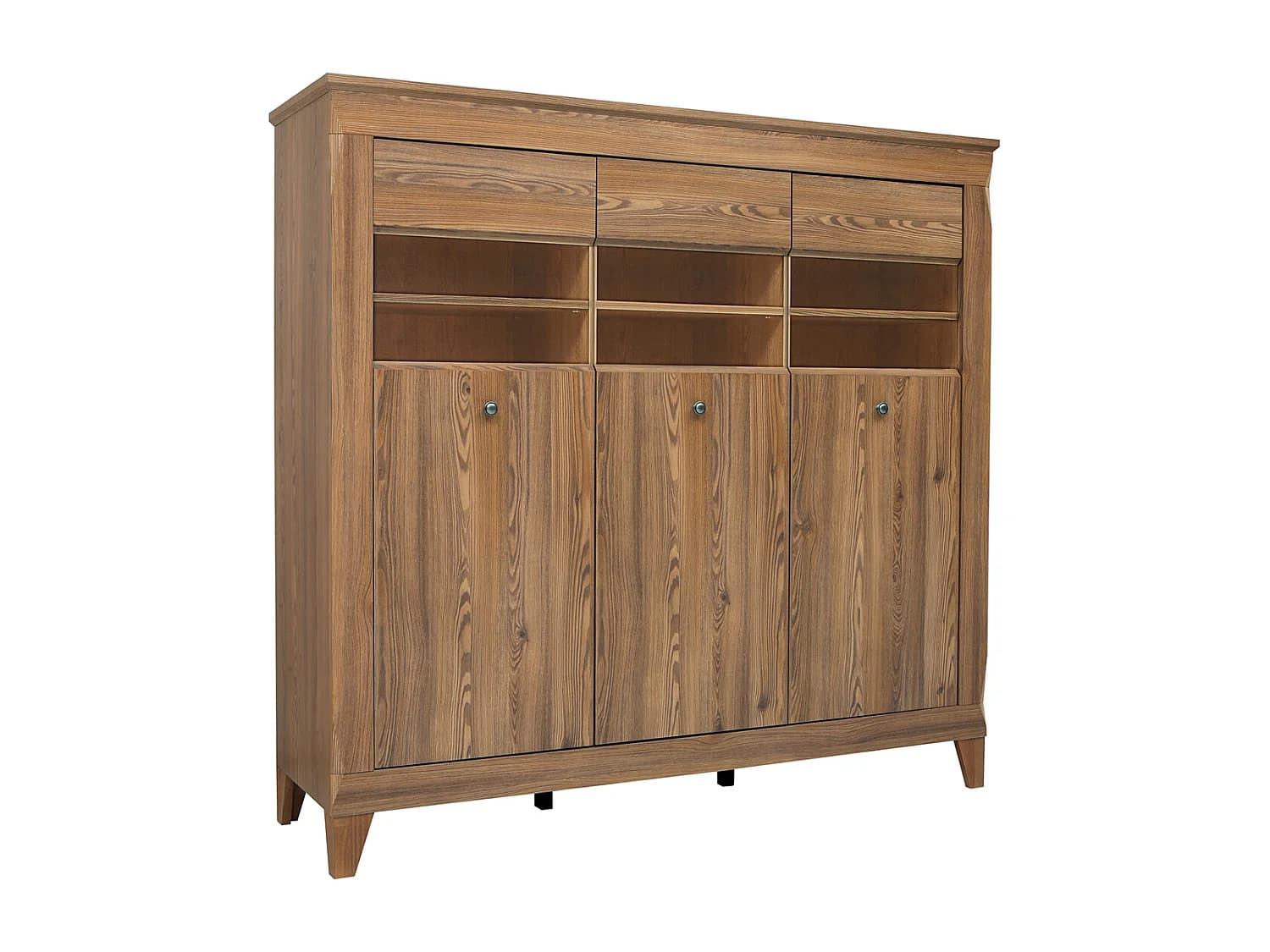Vaisselier bas 3 portes Raya Bois