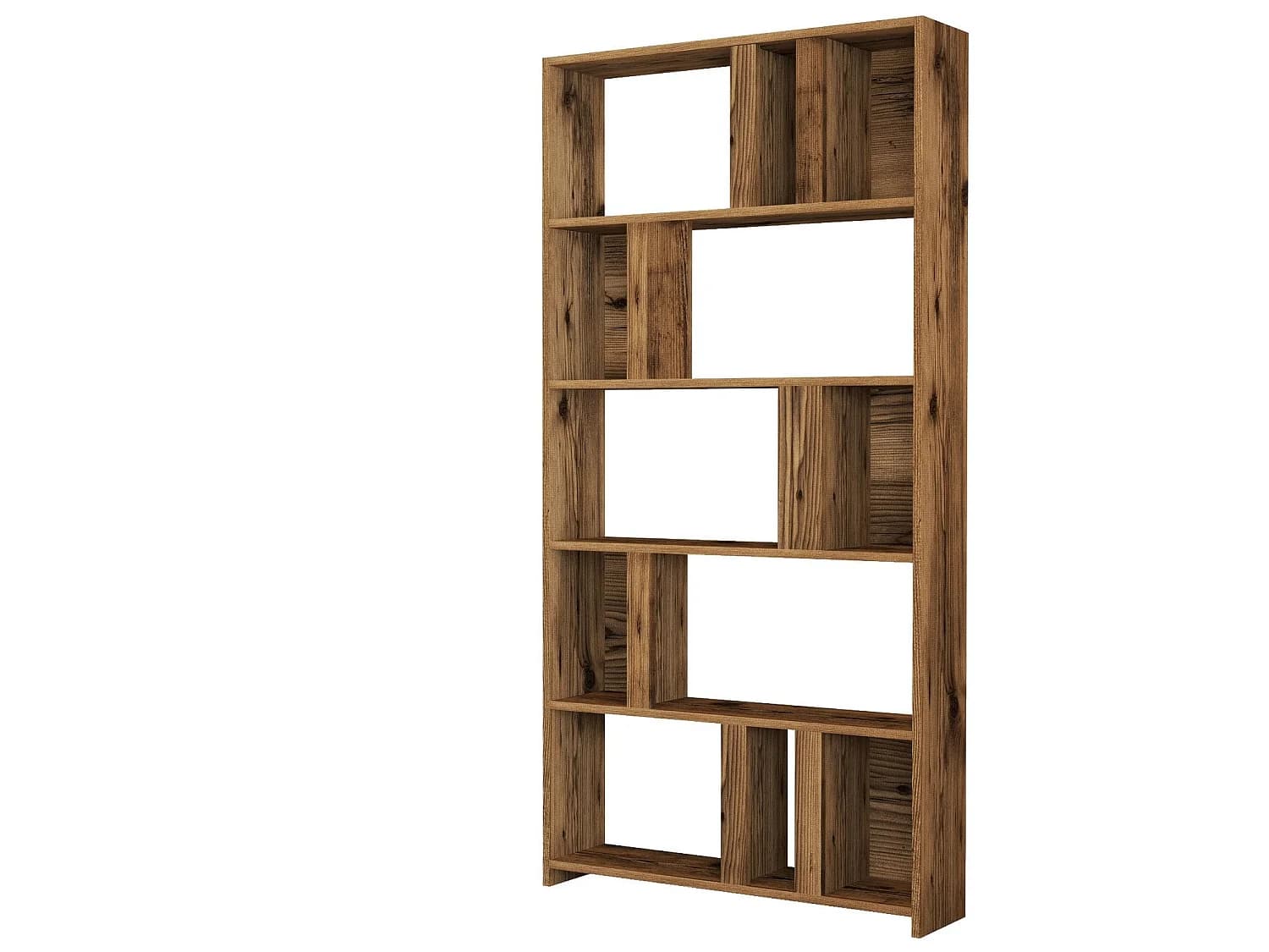 Bibliothèque Respenda 90x180cm Bois Naturel