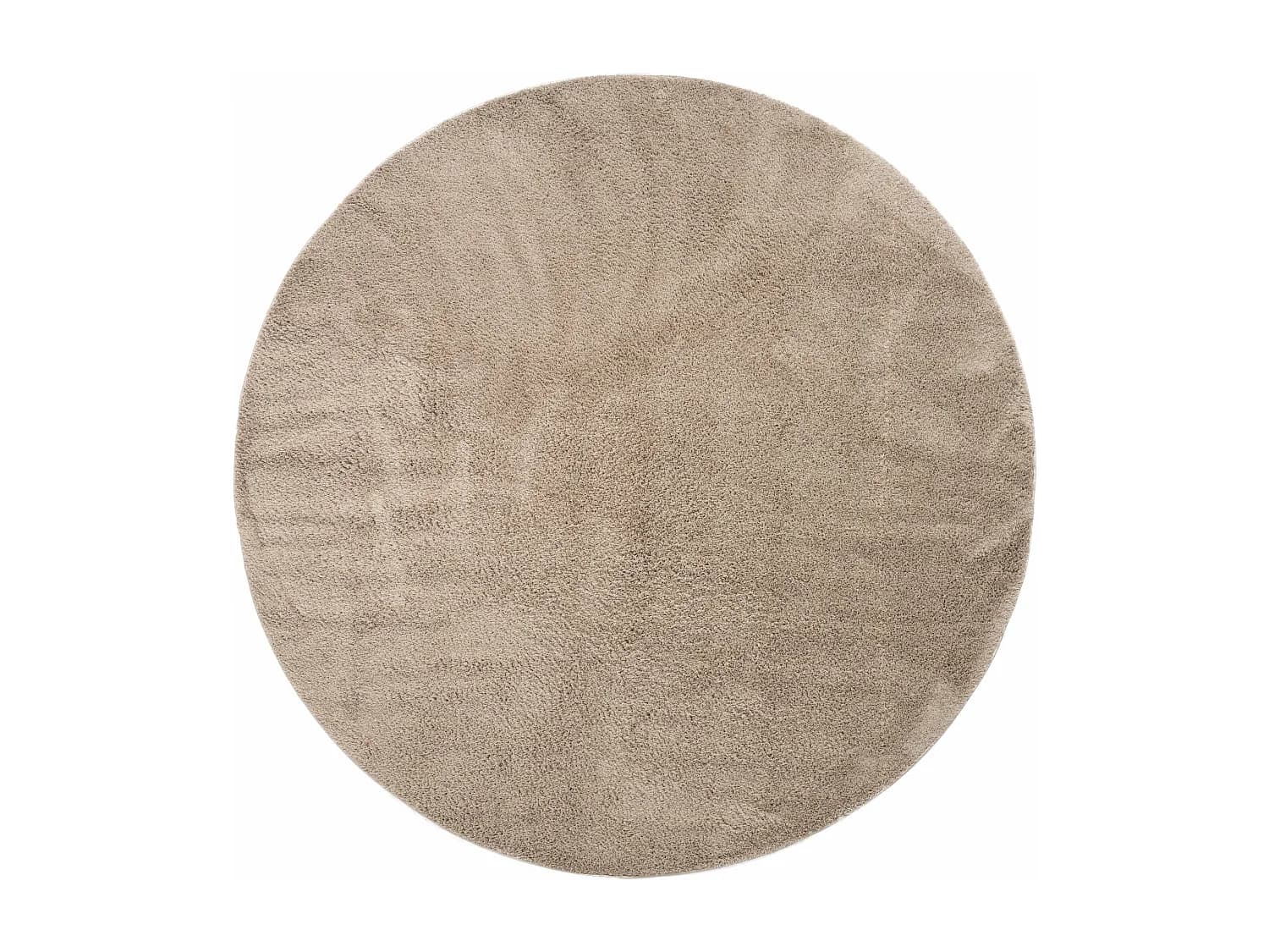 Tapis shaggy 240x240 beige Luzern