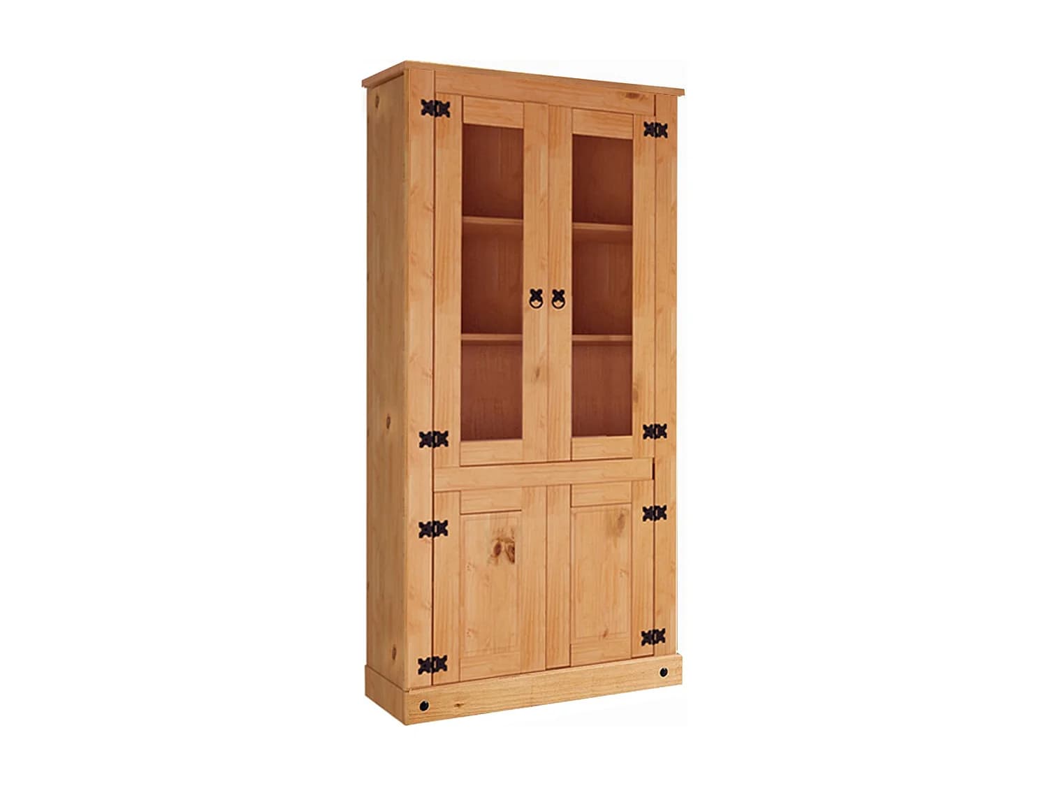 Mexico|Armoire 2 Glassdoor 2 Portes