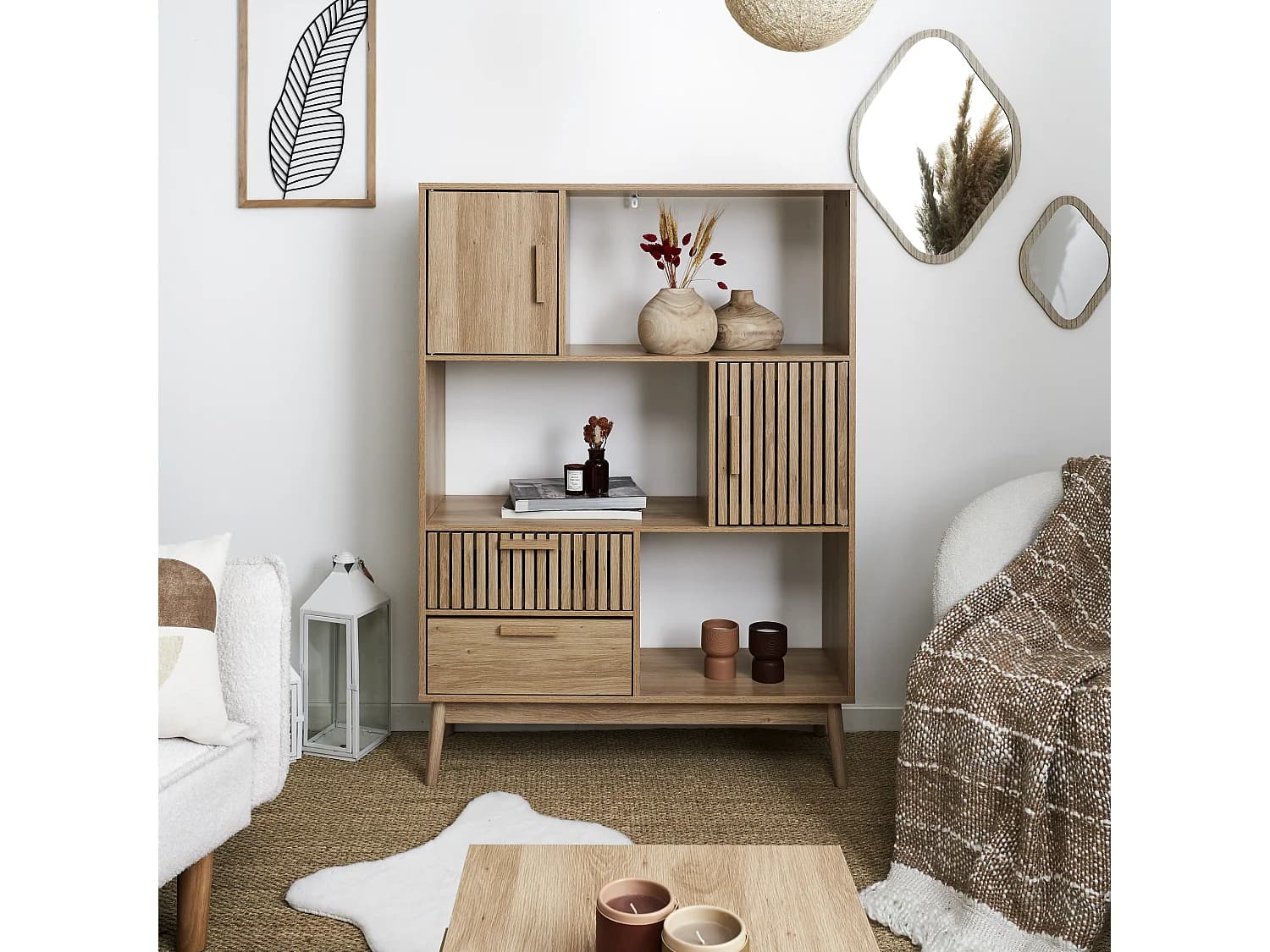 Buffet - HOME DECO FACTORY - Klaus - Design - Bois - Marron