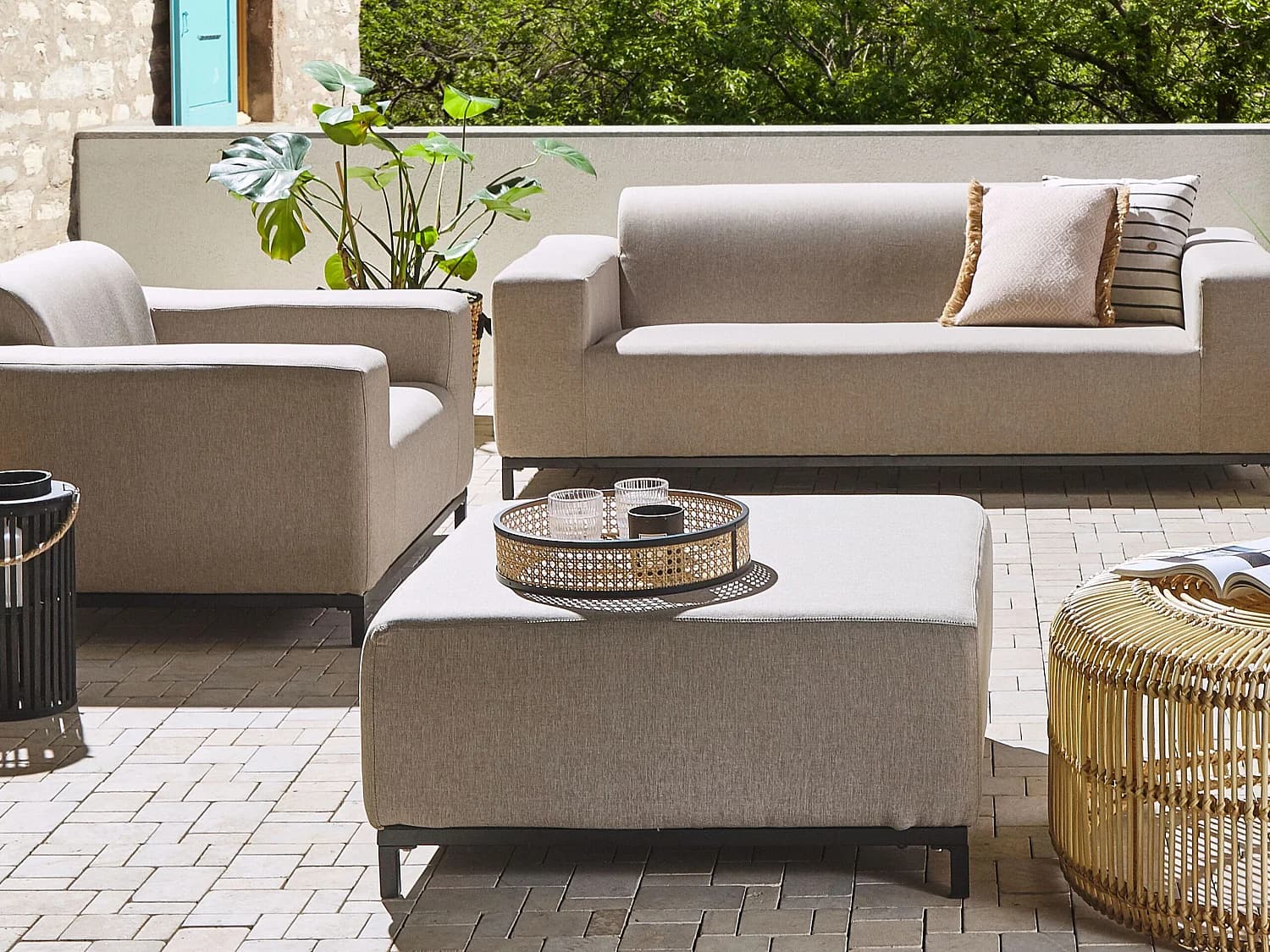 Ottoman ROVIGO Beige