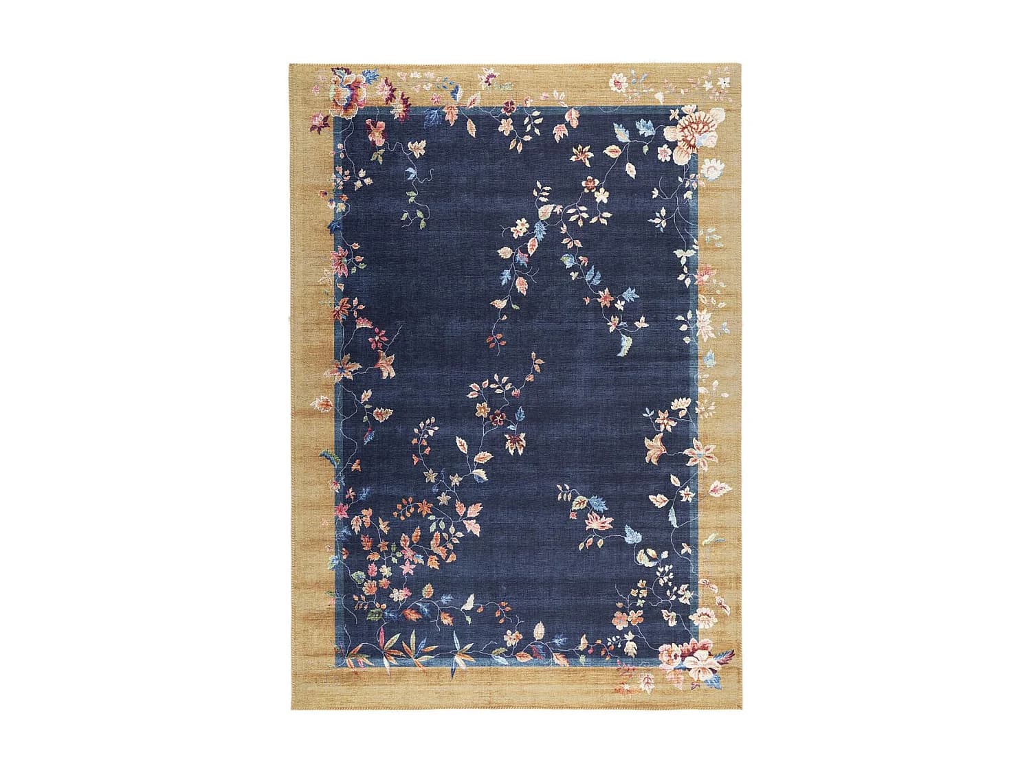 Tapis salon et chambre tissé motif floral VIVACE 7