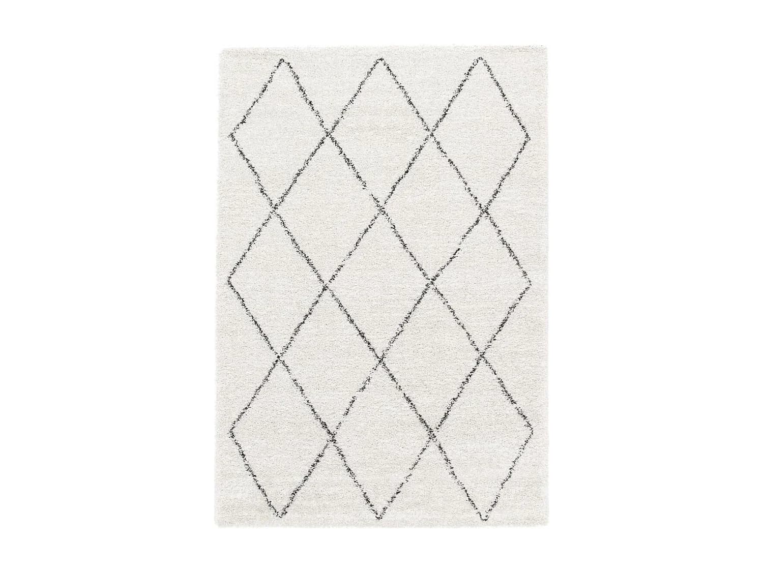 Tapis shaggy tissé motif abstrait AMORE 7