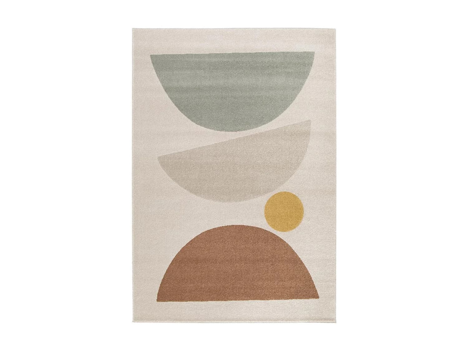 Tapis salon et chambre tissé motif géométrique STREETA
