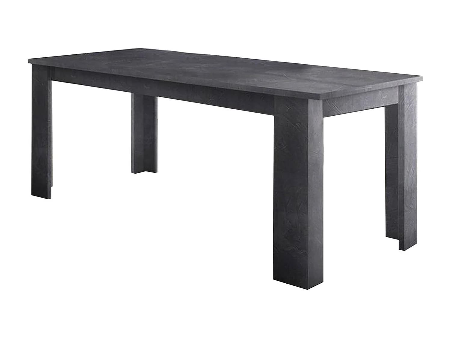 Table extensible Ddariv, Console extensible jusqu'à 12 places, Console extensible 100% Made in Italy, 160/210x90h75 cm, Ardoise