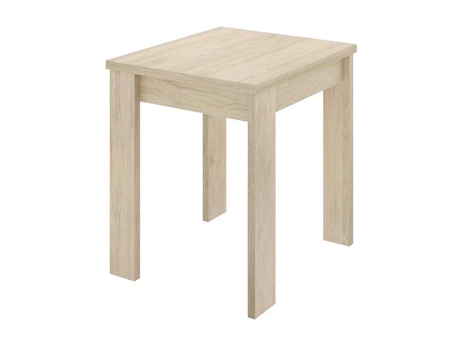Table extensible Comer, Console extensible multi-positions, Table console auxiliaire pliante, 79/134x67h79 cm, Chêne