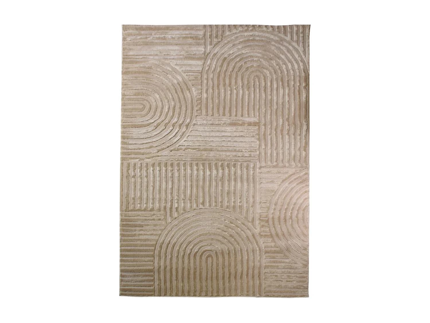 Tapis salon et chambre tissé motif géométrique CERABI