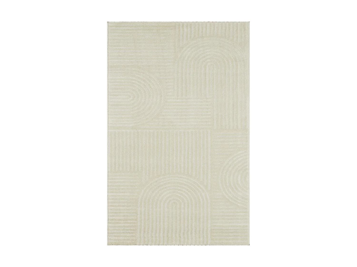 Tapis chambre tissé motif géométrique CERABI