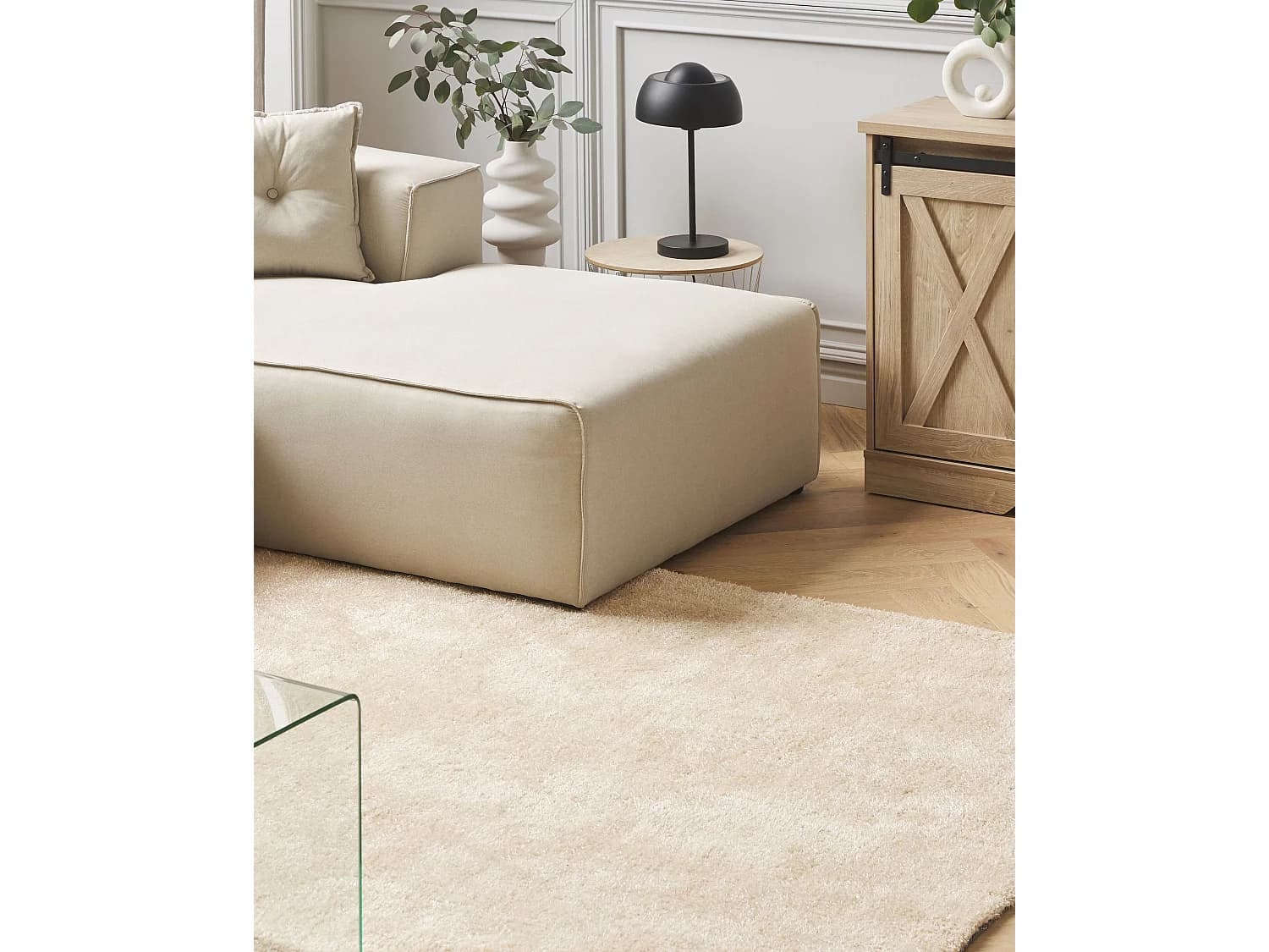 Tapis beige clair 200 x 300 cm DEMRE