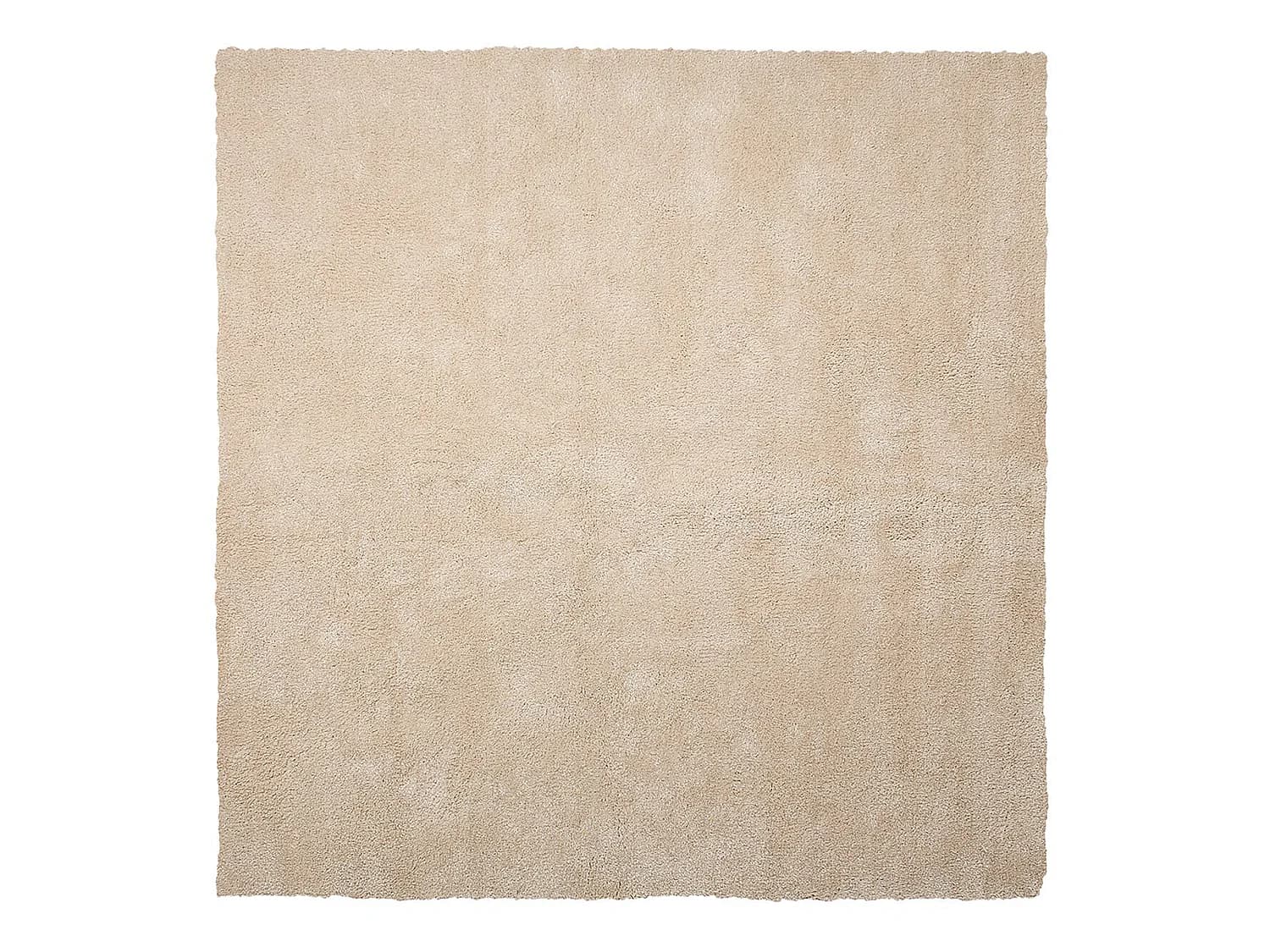 Tapis épais 200 x 200 cm beige clair DEMRE