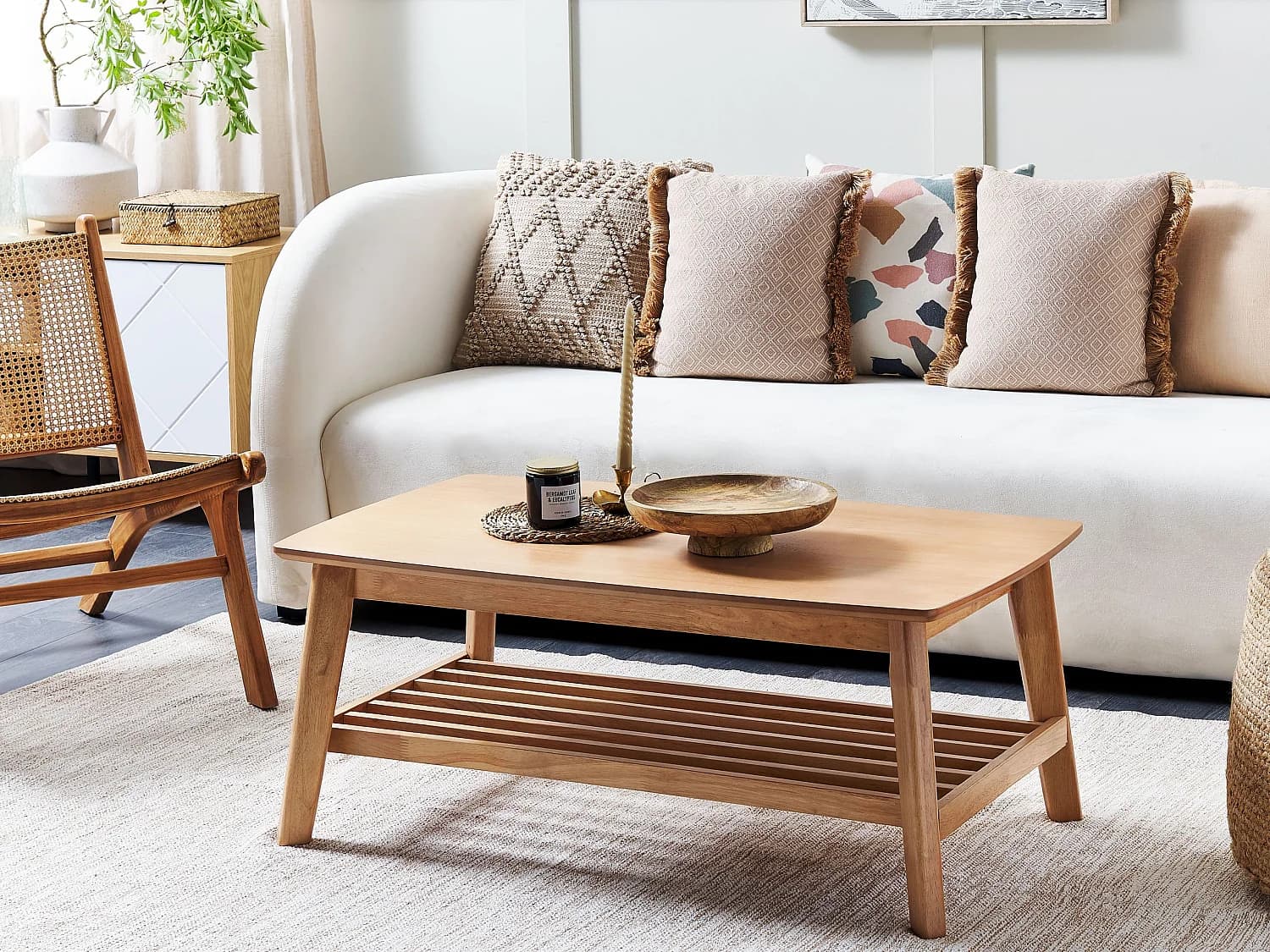 Table basse TULARE Marron clair