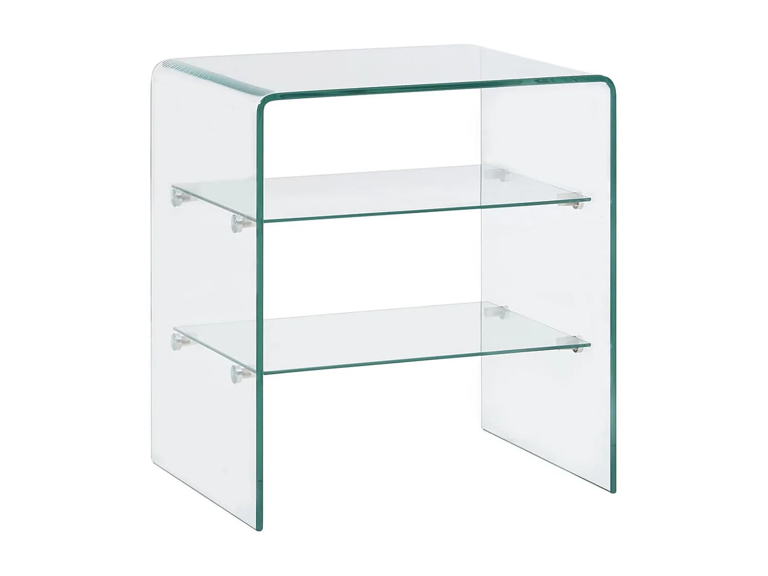 Table basse 50 x 40 x 56 cm Verre trempé OFR99910 BonneVie Meuble