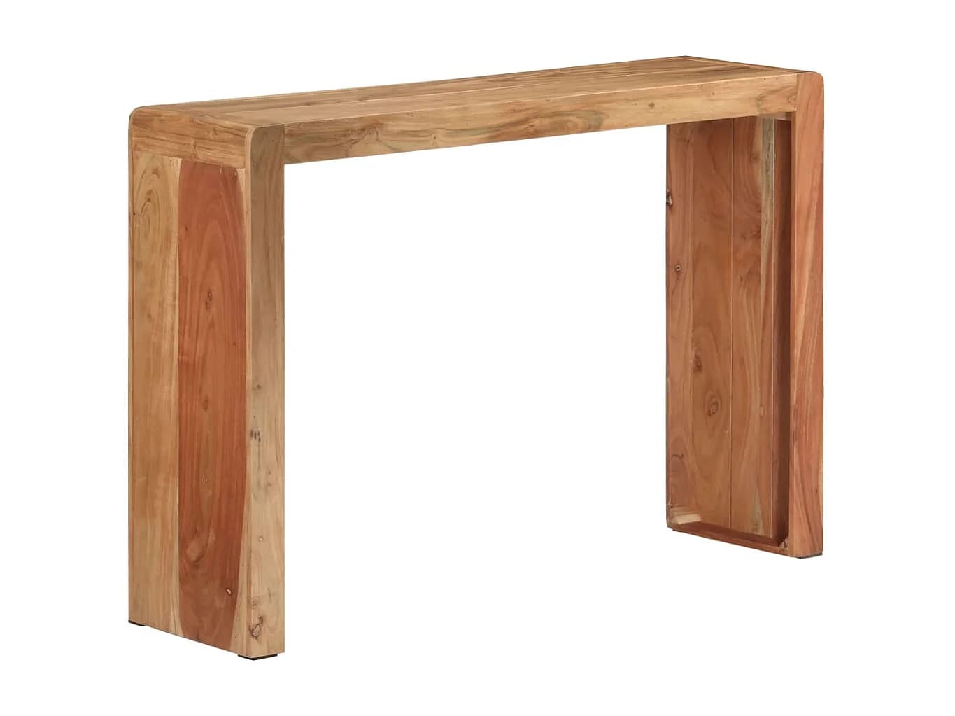 Table console 110x30x76 cm bois massif d'acacia