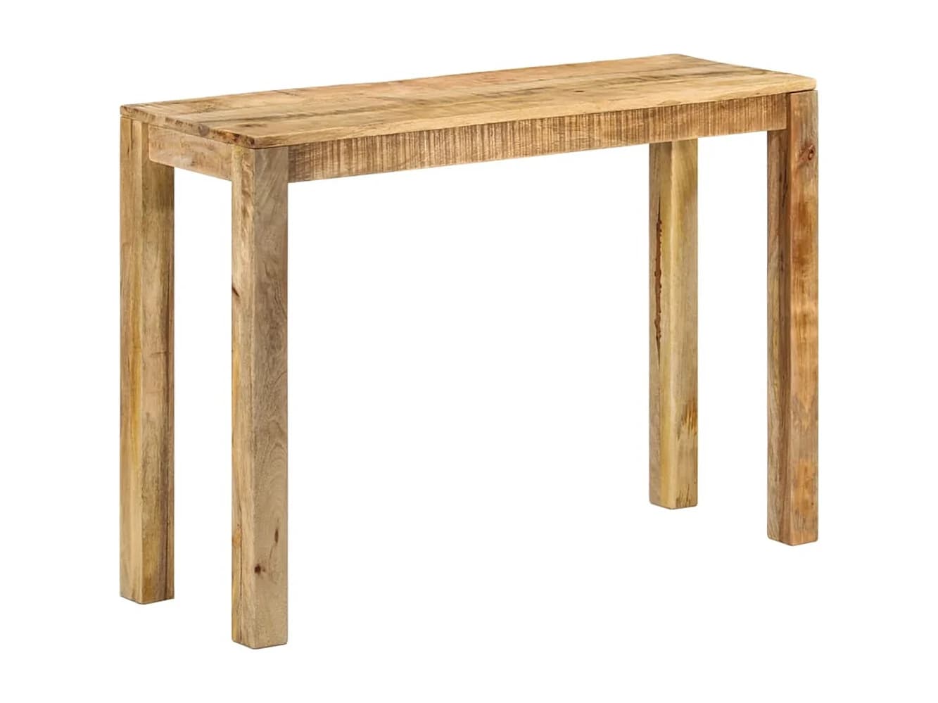 Table console 110x35x76 cm Bois de manguier brut