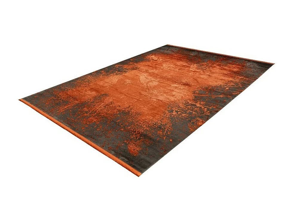 Tapis Pierre Cardin 290x200cm, design E509E coloris terracotta - Confort et élégance pour votre intérieur