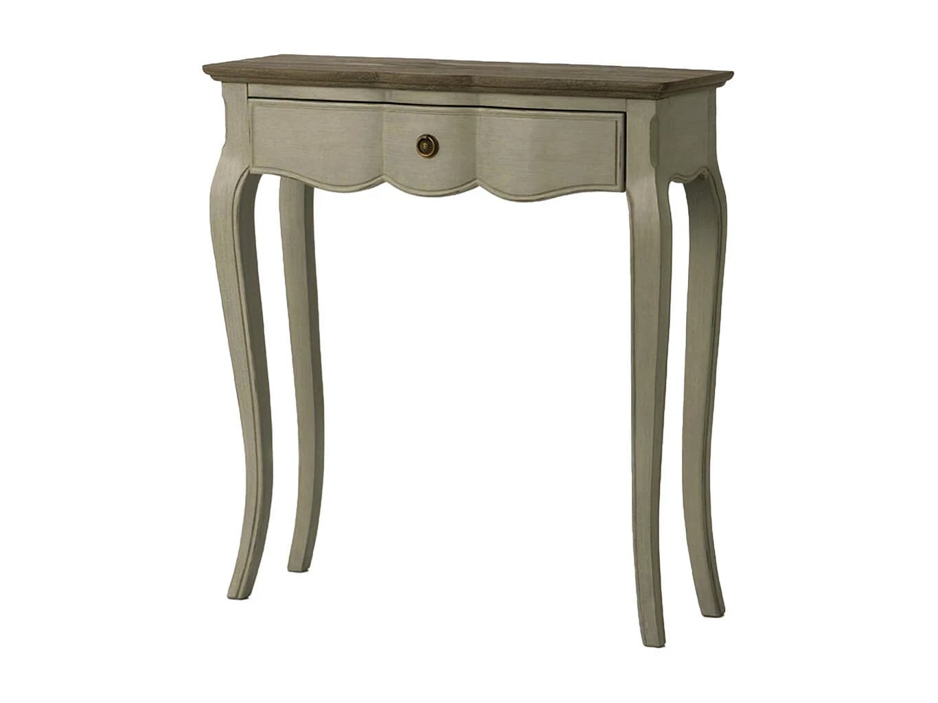 Console 1 tiroir beige en bois L80 cm Maddy