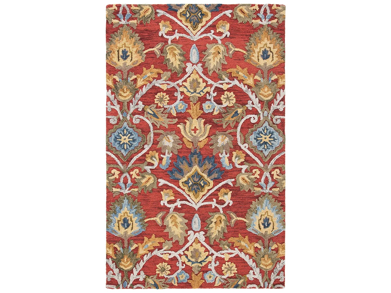 Tapis Rouge/Multicolore 183 X 274 cm - Juni