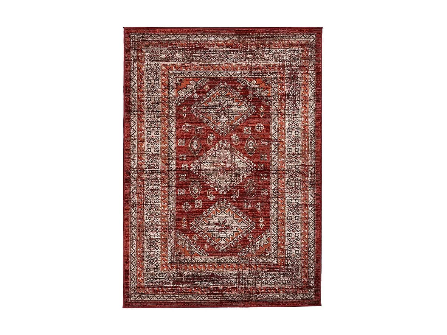 Tapis oriental tissé motif ethnique LYN1 DAZOR
