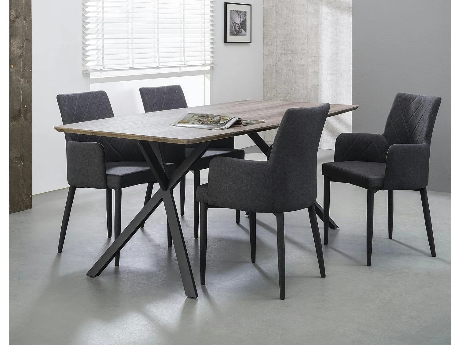 Table à manger contemporaine 160 HELSINKI