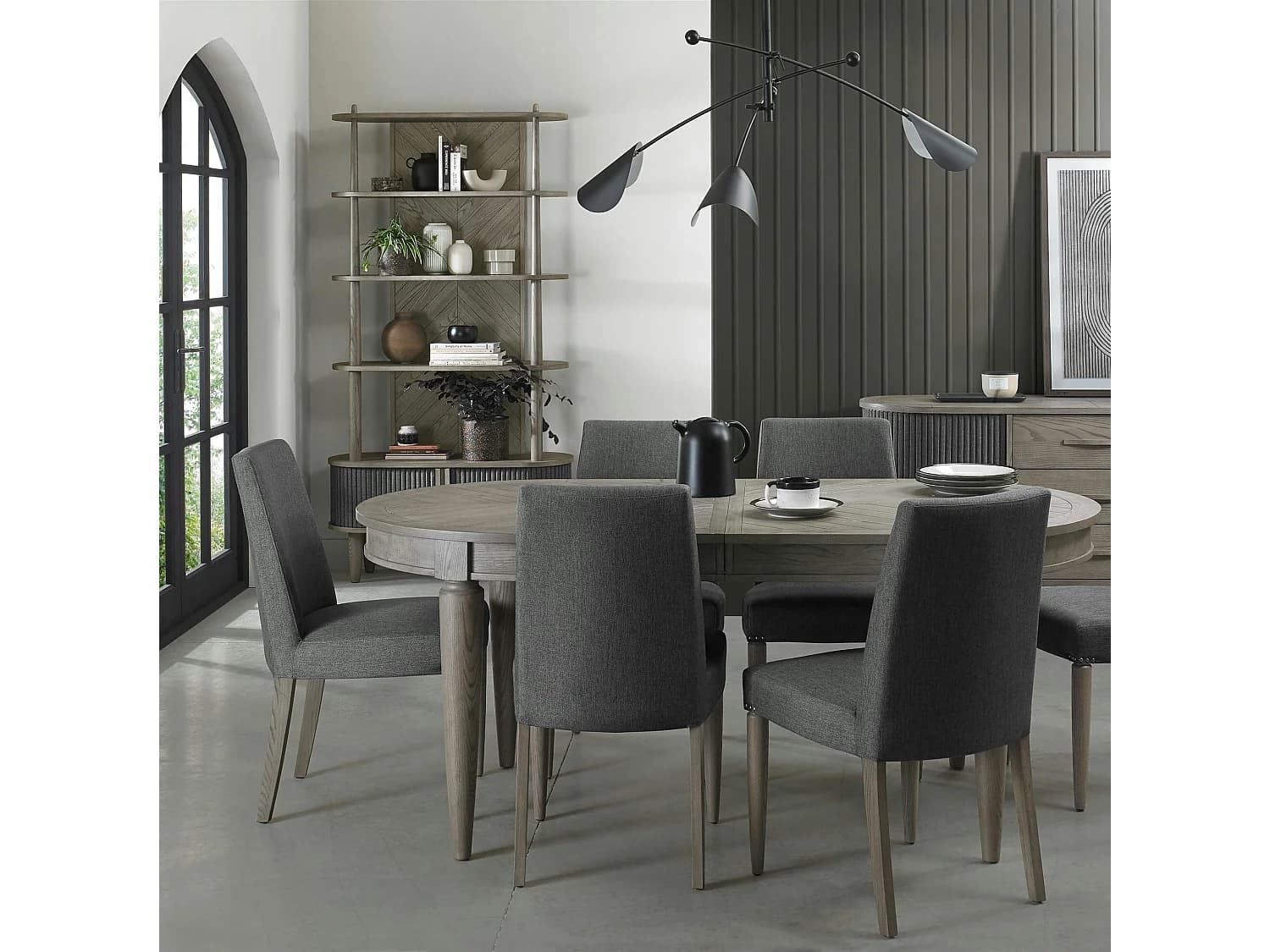 Table à manger extensible moderne 185-235 cm HOUSTON