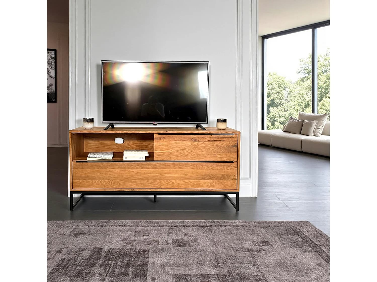 Meuble tv avec rangement VOLGA