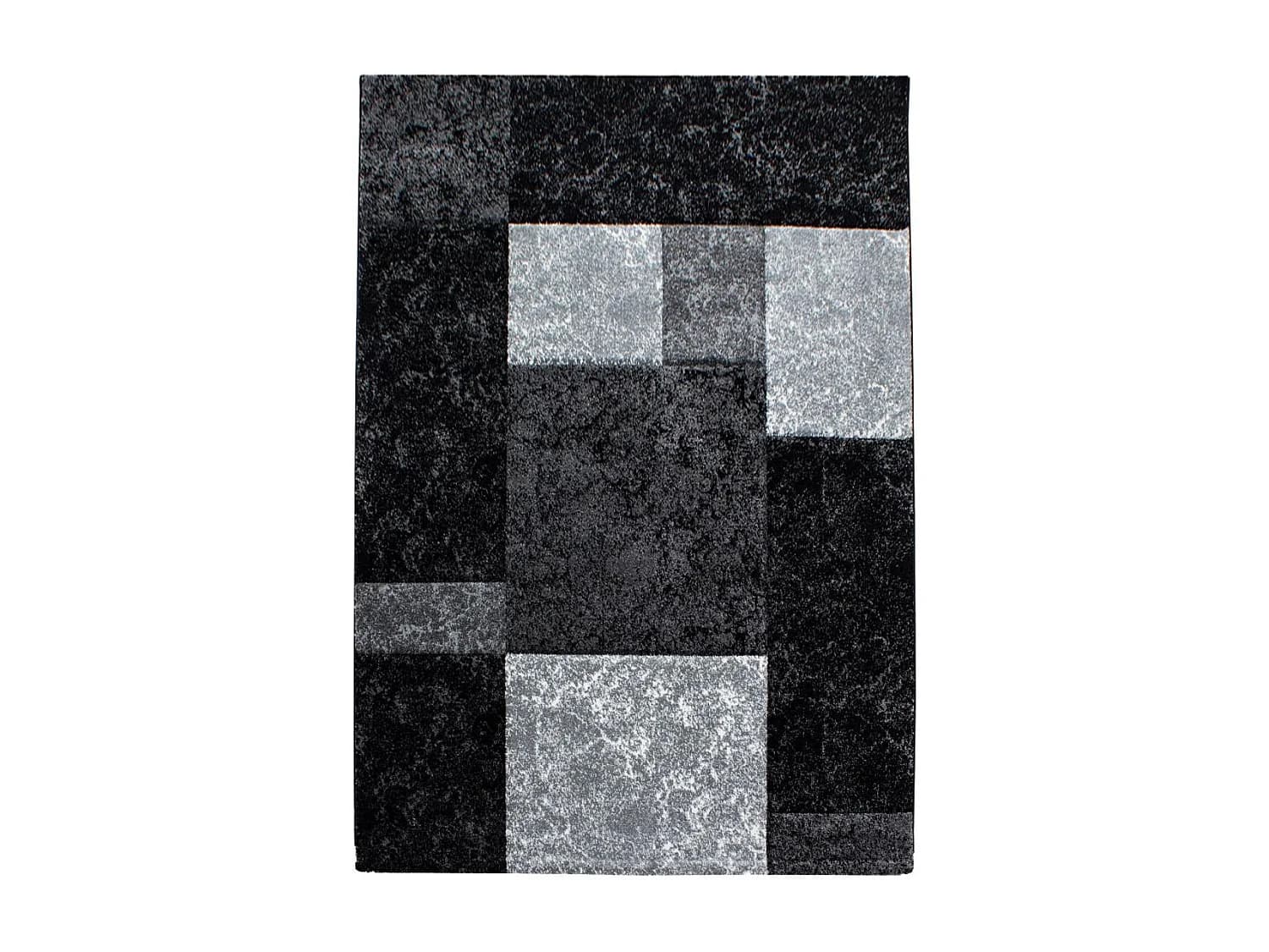 Tapis salon et chambre tissé motif géométrique CARARELLE