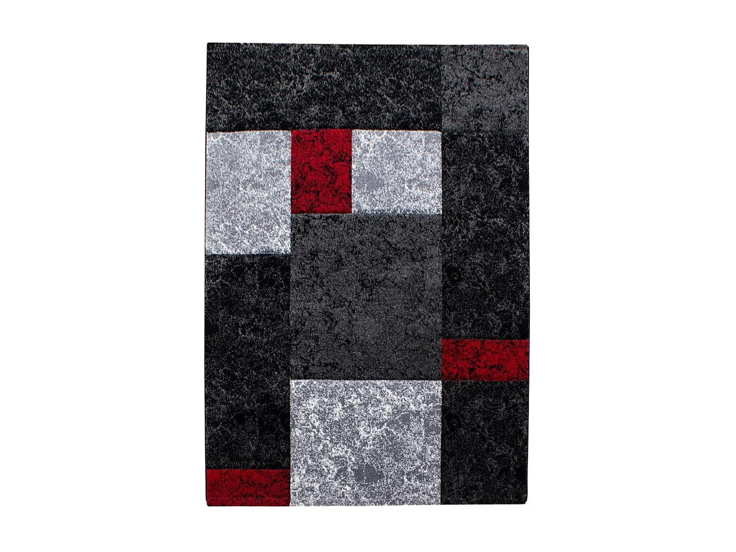 Tapis salon et chambre tissé motif géométrique CARARELLE