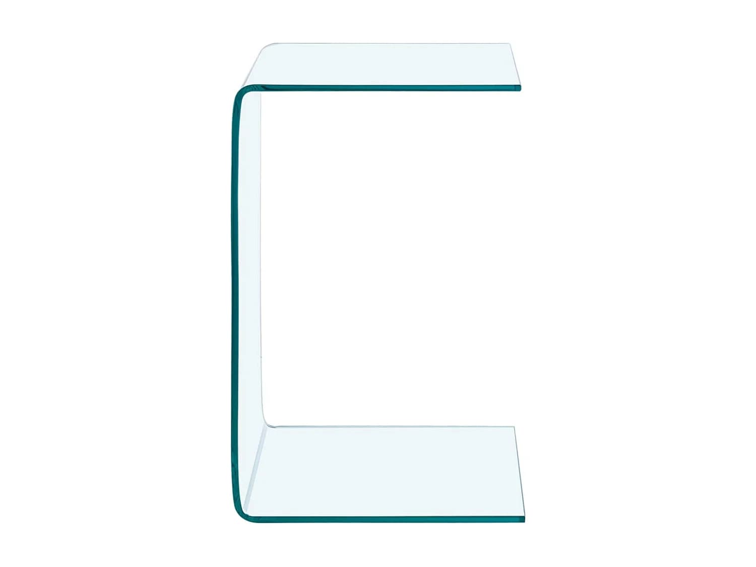 Table d'appoint 40x40x60 Verre trempé