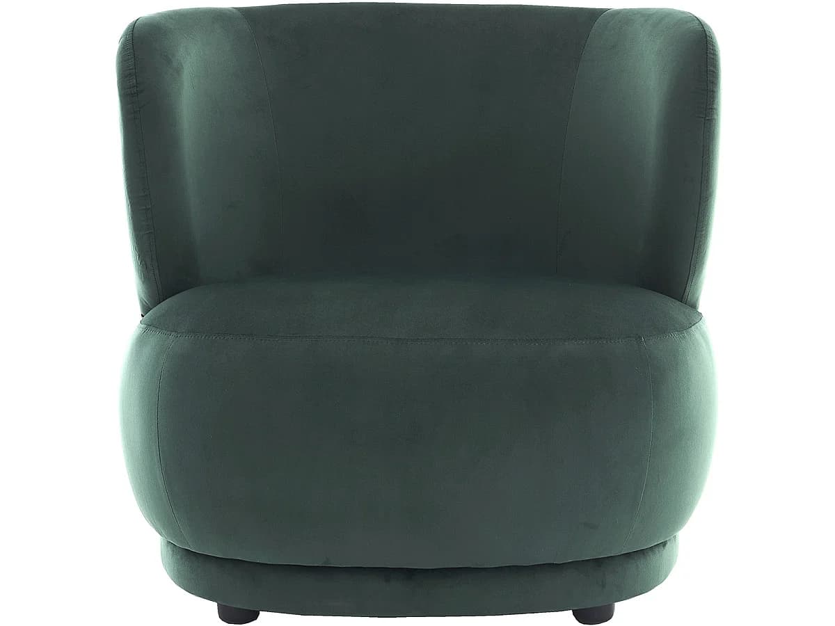 Fauteuil en velours vert - Ester