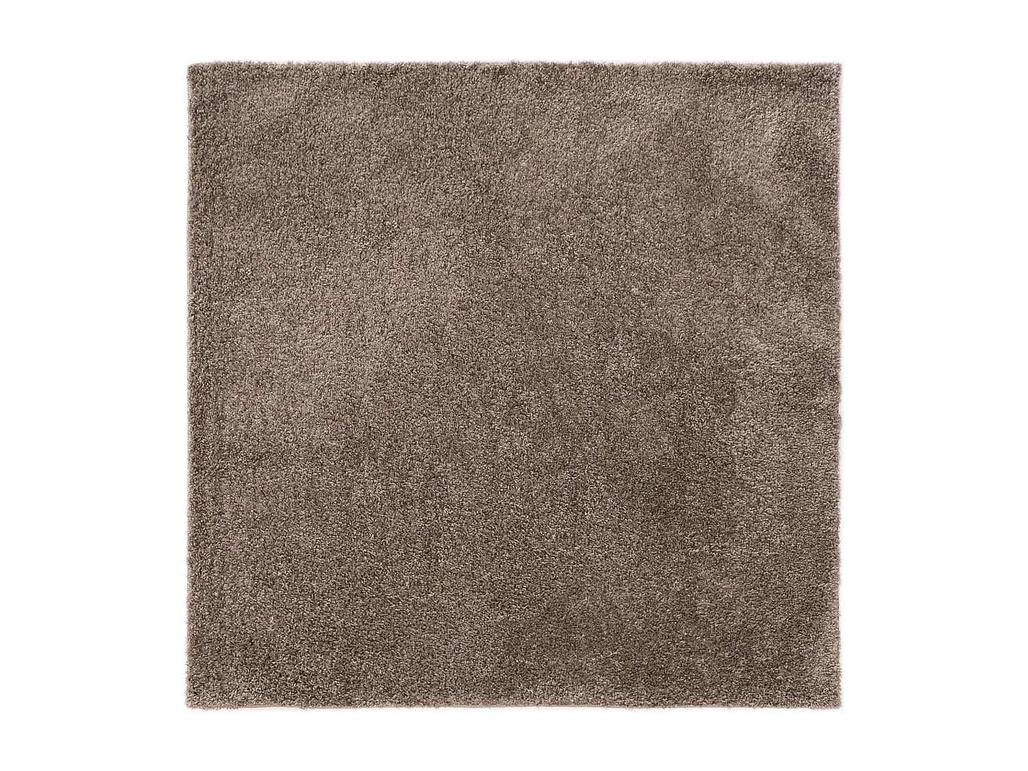 Tapis à poils longs Soho Taupe 200x200 cm