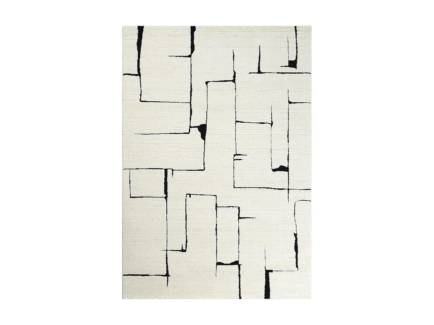 Tapis salon LYN9 BRINKI Tapis soyeux en relief