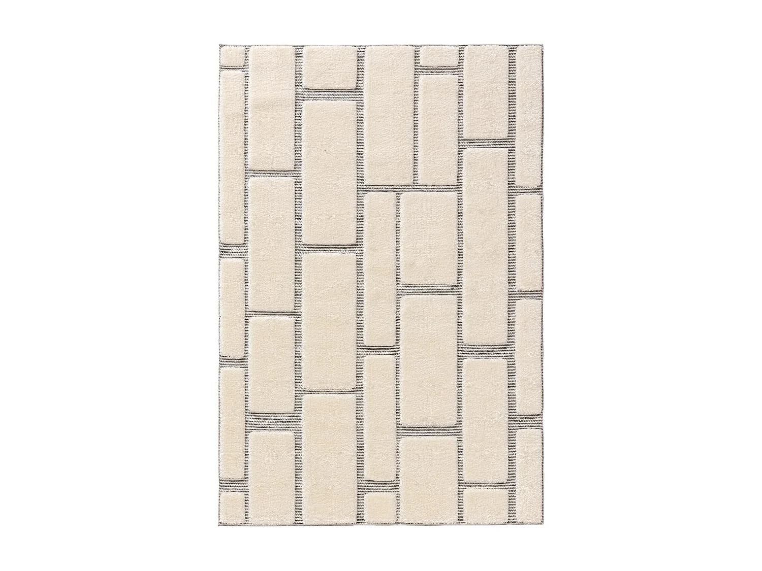 Tapis Elvy Crème/Gris 200x300 cm