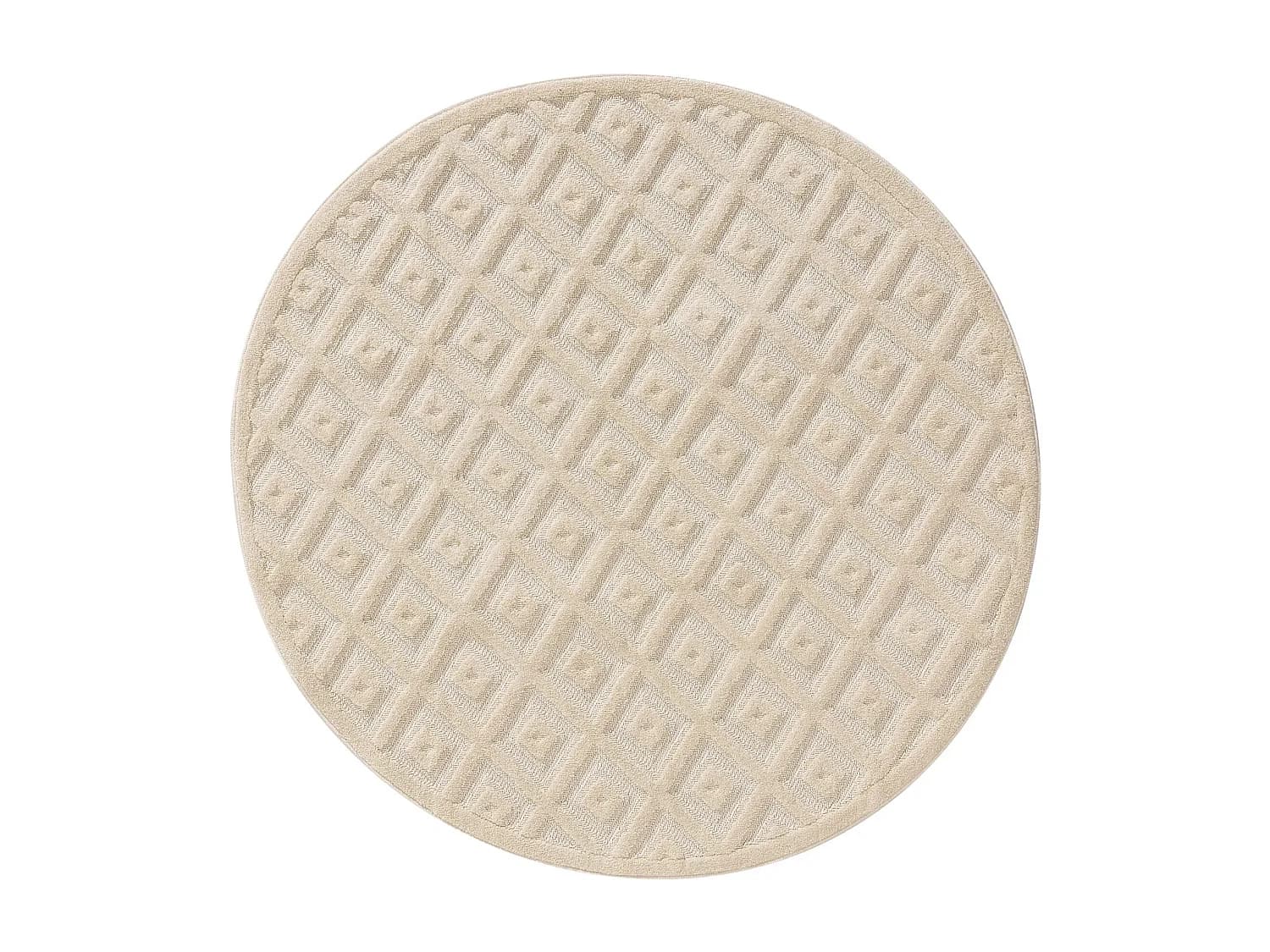 Tapis Leo Crème ø 200 cm rond