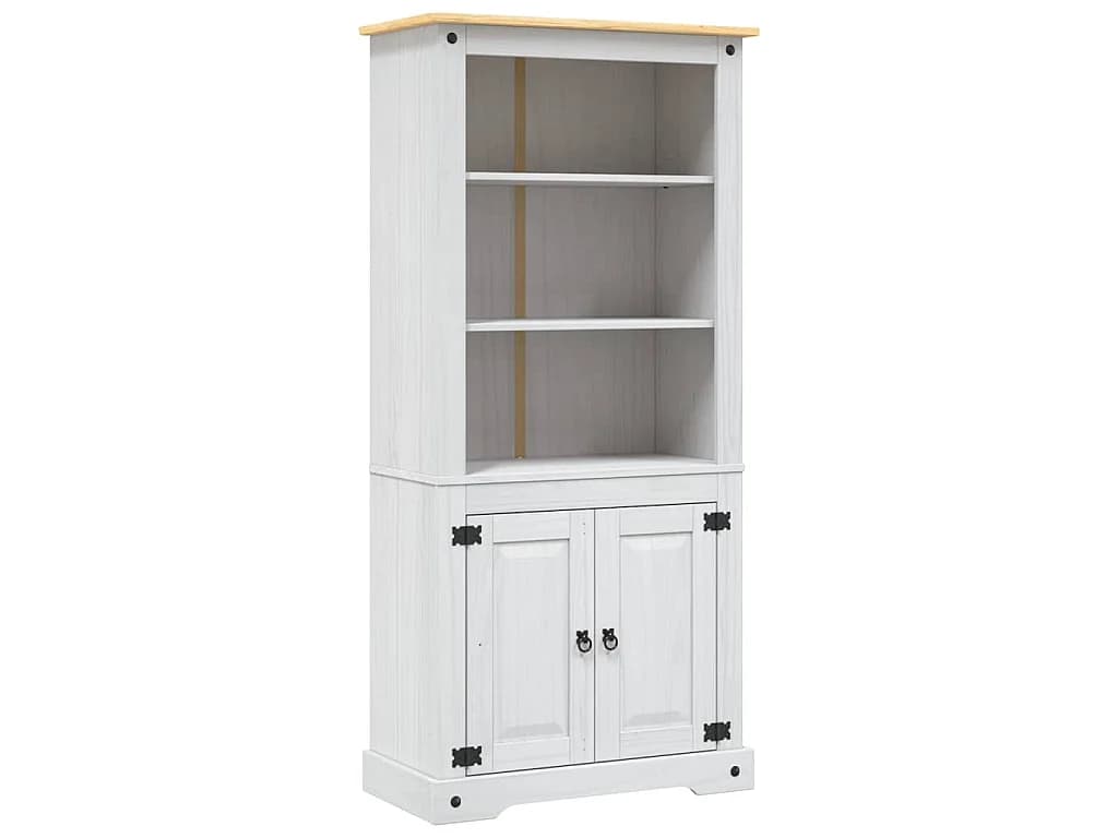 Placard Gamme Corona Pin mexicain Blanc 80x40x170 cm
