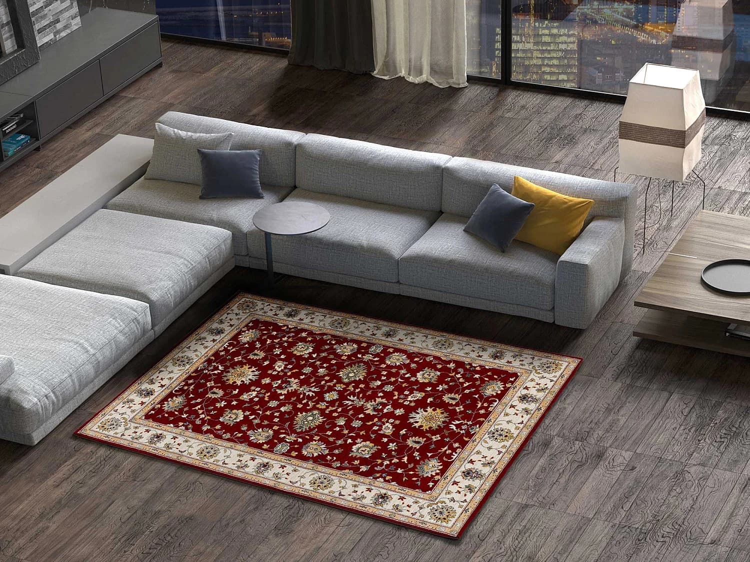 Tapis intérieur - classique - rouge - 160 x 230 cm - CLASSIC