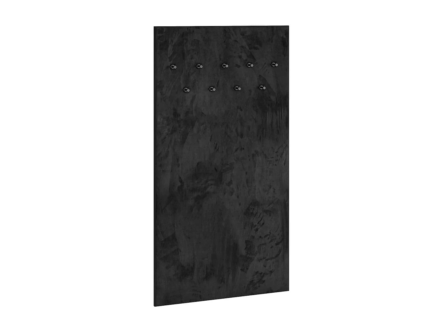 Porte-manteau mural 9 patères Nilo Noir