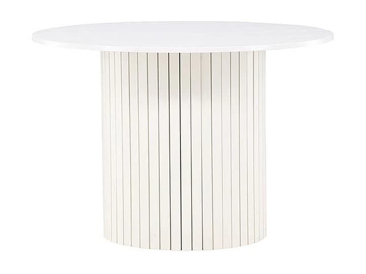 Härön table de salle à manger Ø110 cm blanc.