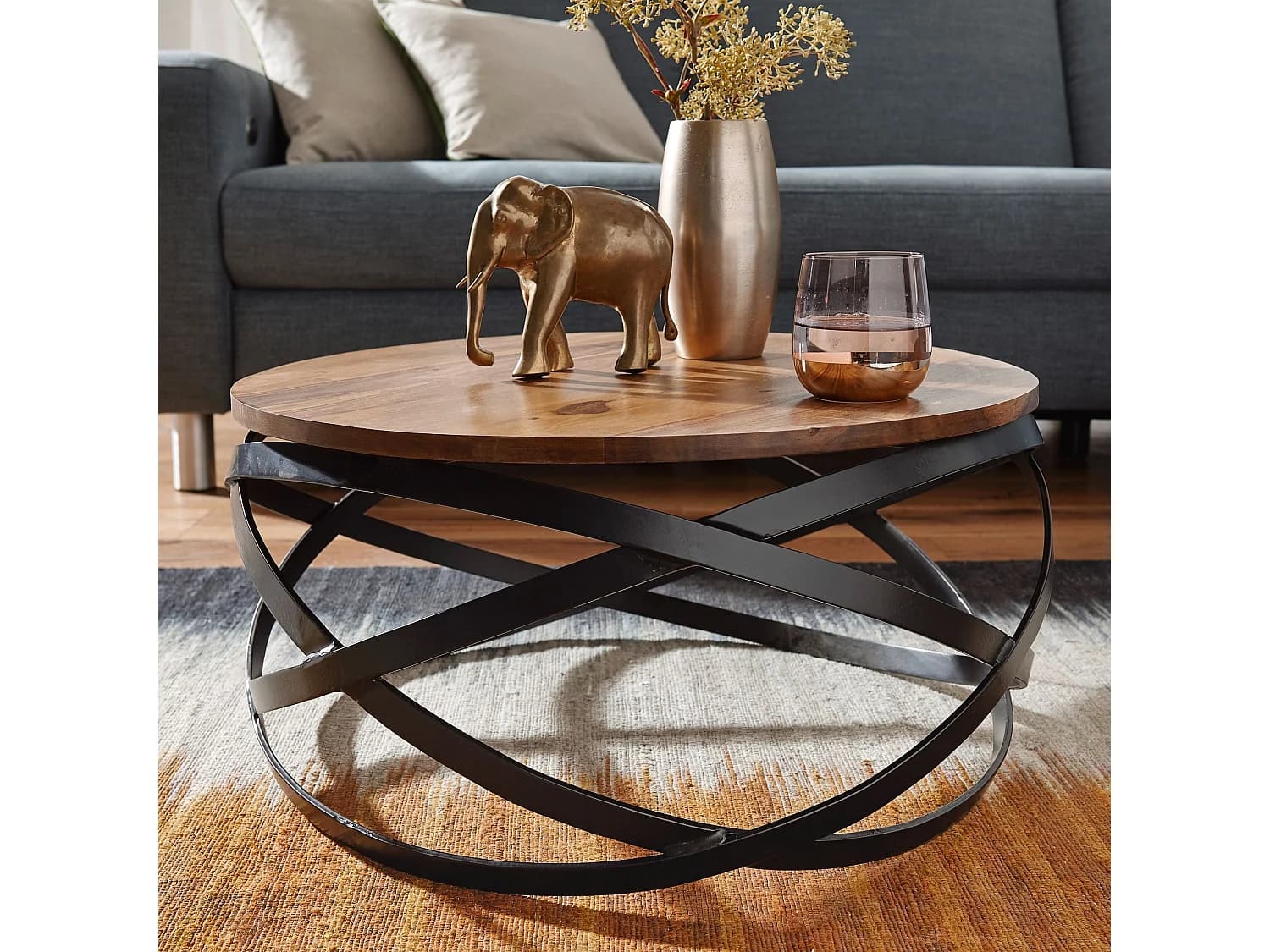 basse MANUR 60x30x60 cm Table basse en bois massif /