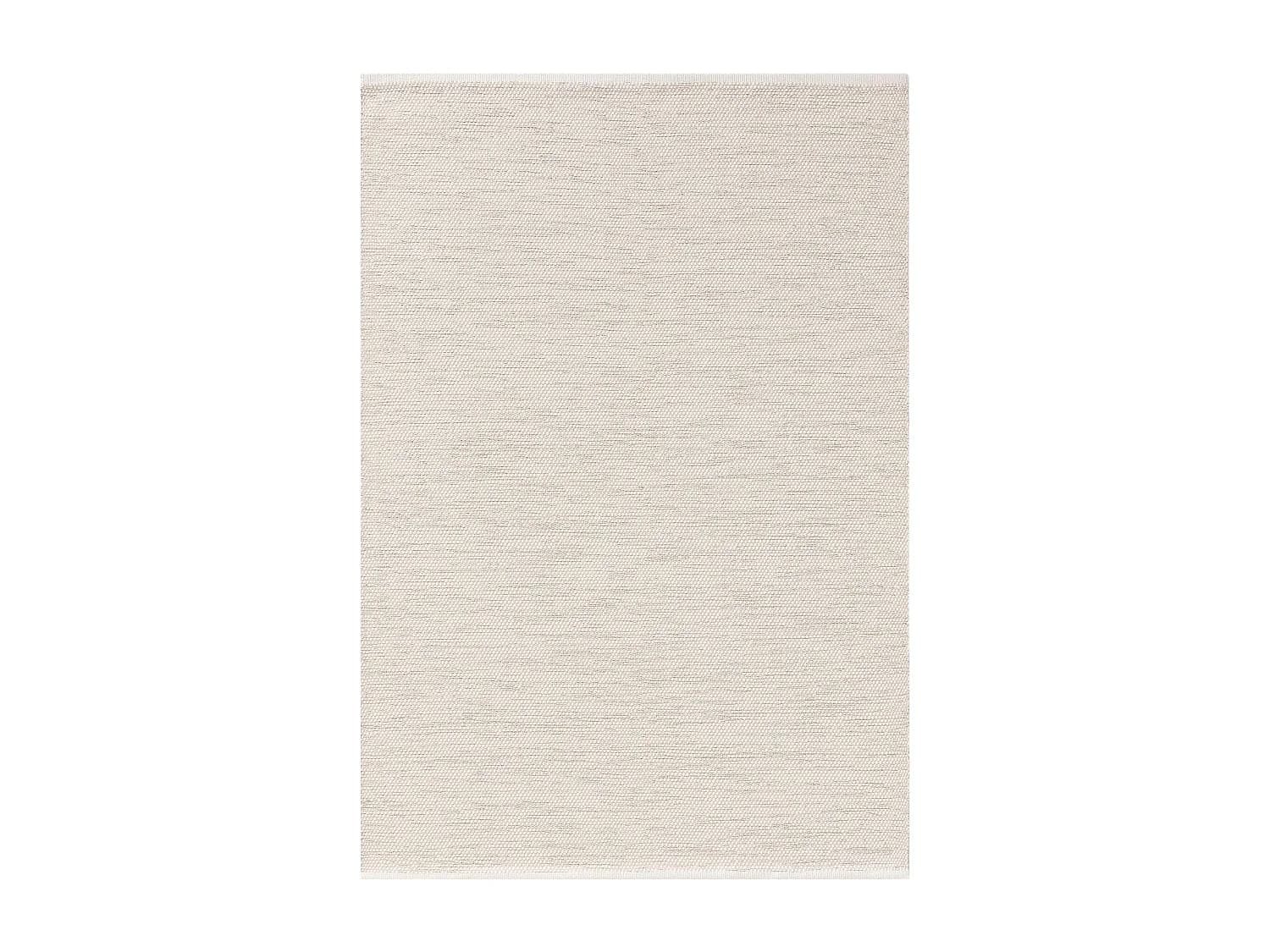 Tapis en coton tissé main Ron Crème 300x400 cm