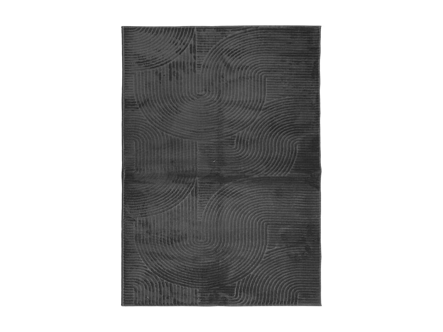 Everlyn Tapis IZA poils courts style scandinave anthracite 200x280 cm