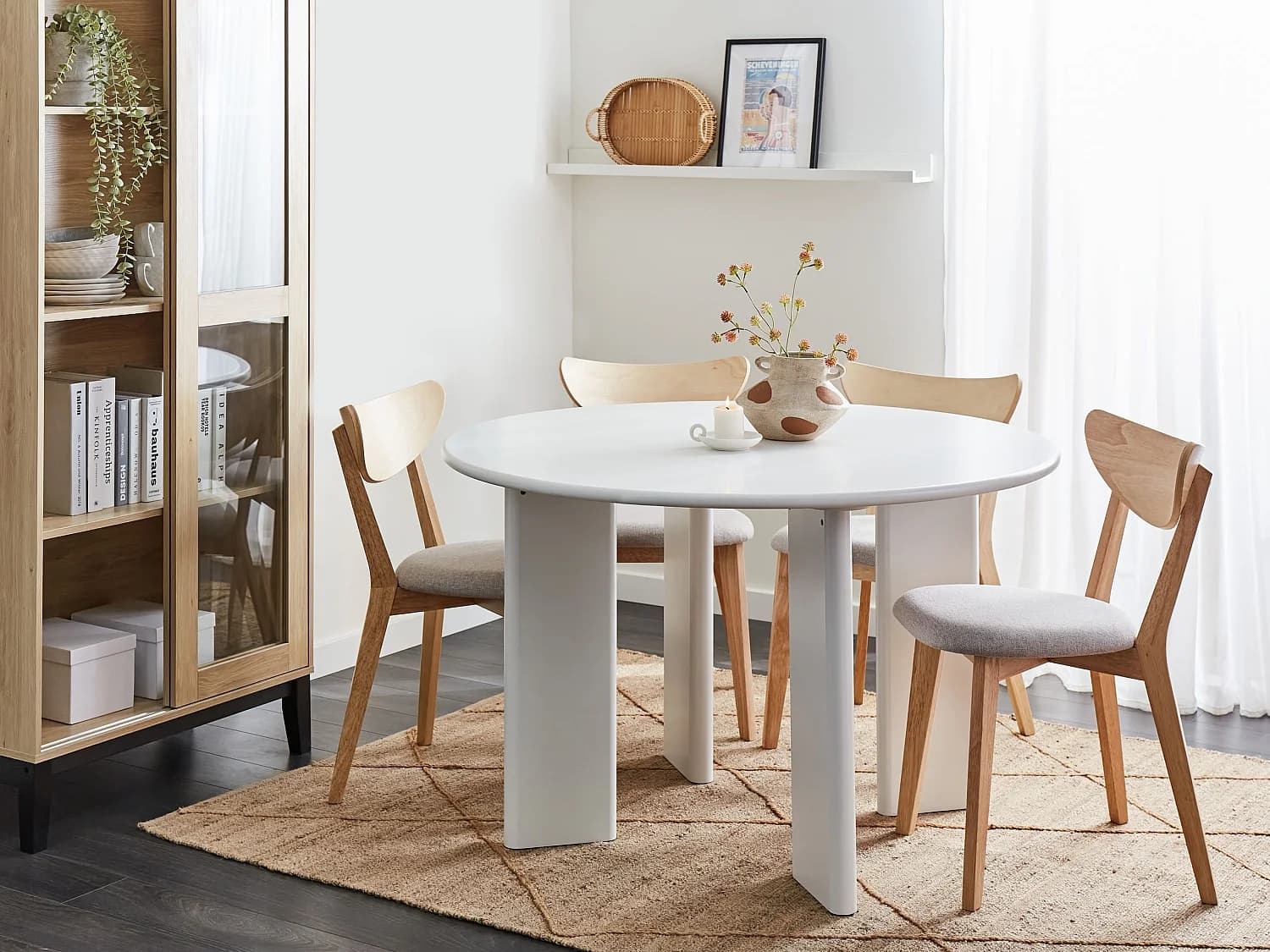 Table de repas COSMO Blanc 120 cm 120 cm