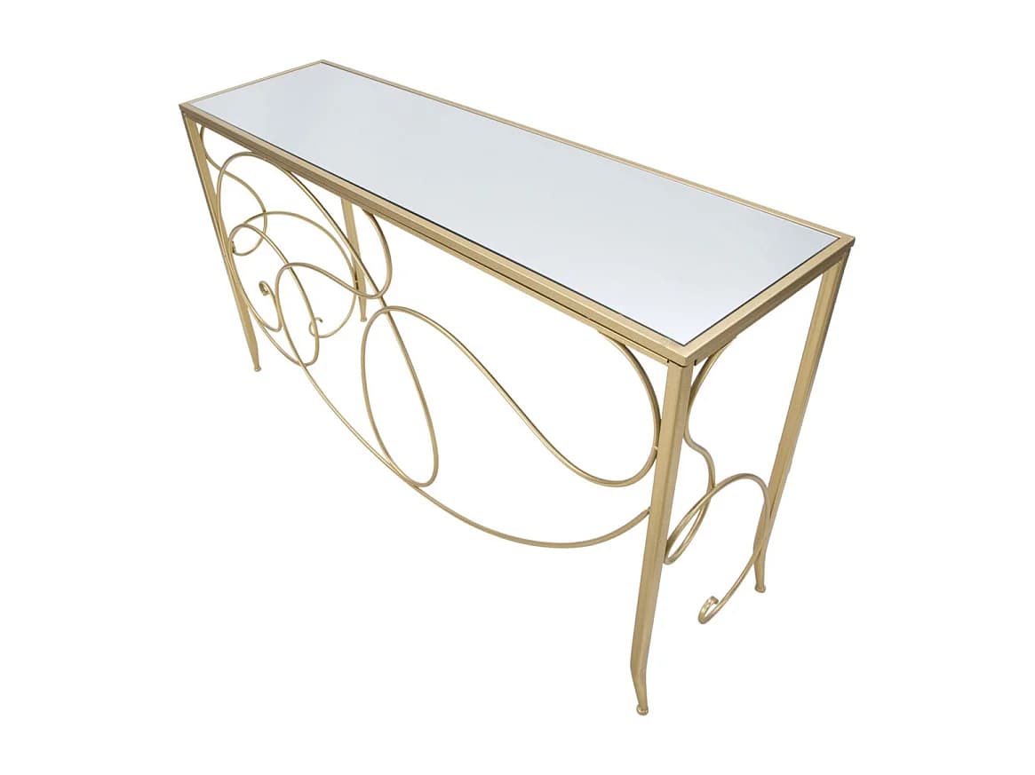 Console Design en "Art" 140cm Or