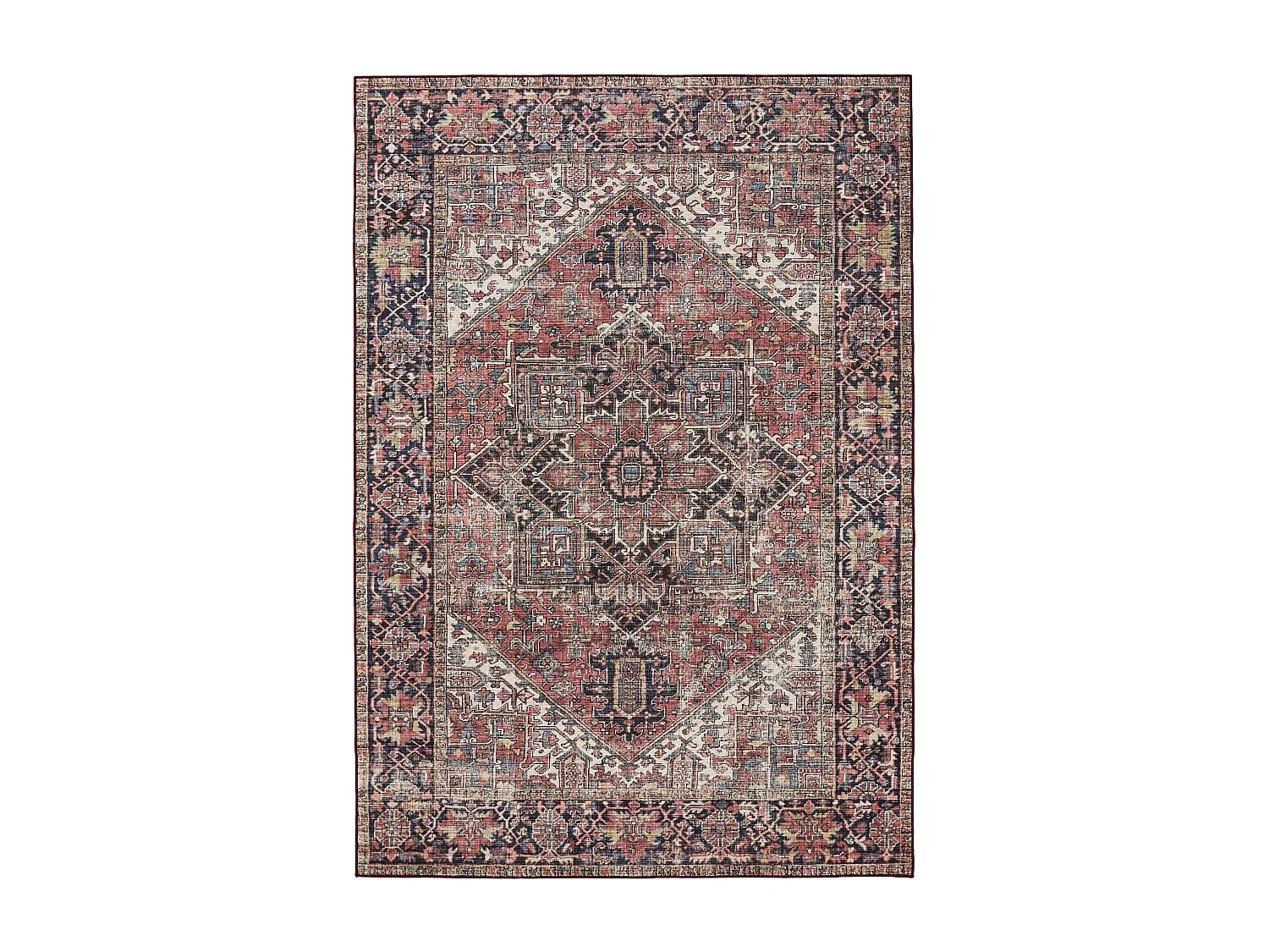 Tapis lavable George Multicouleur/Beige 240x340 cm