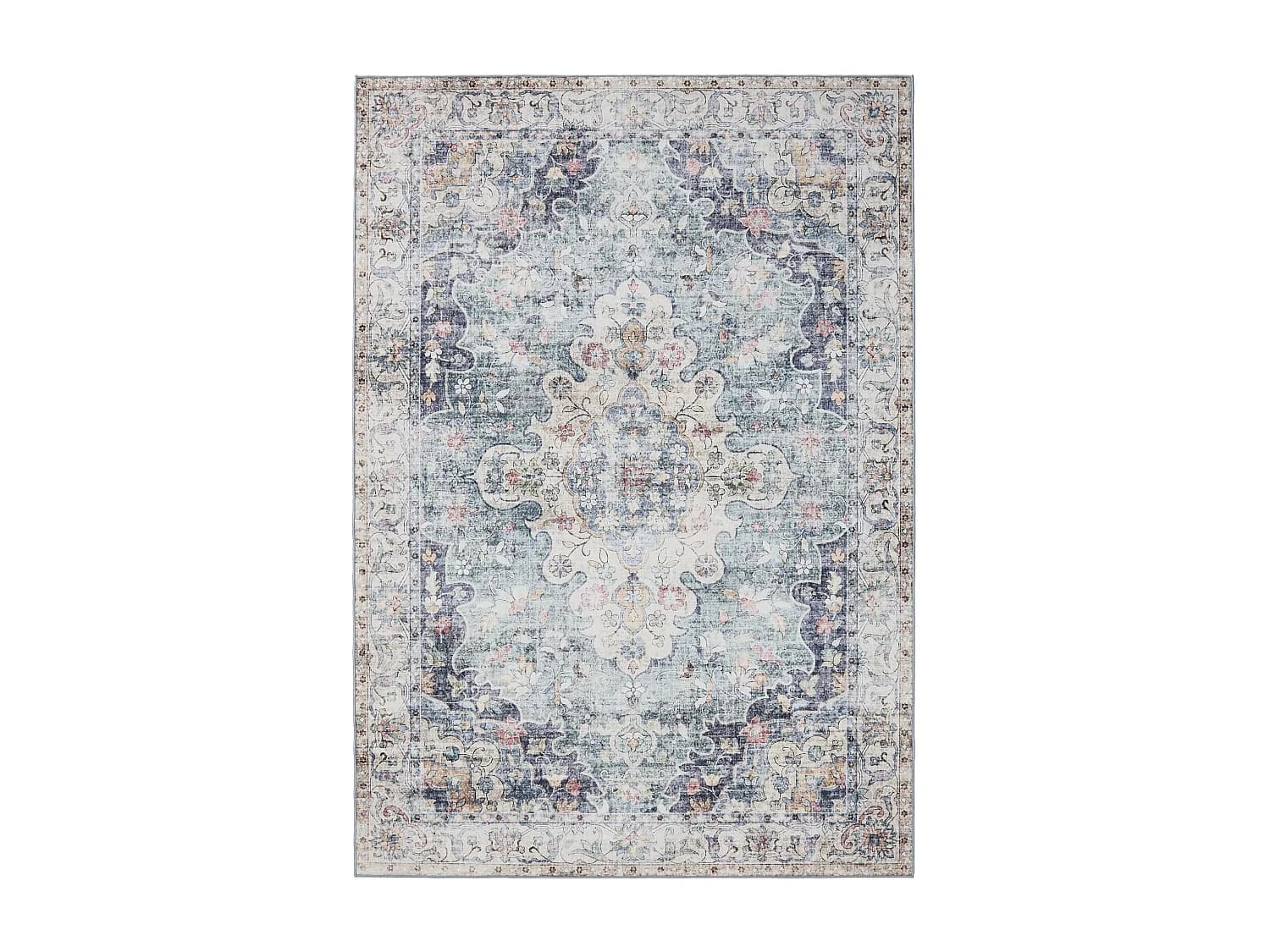 Tapis lavable George Bleu 240x340 cm