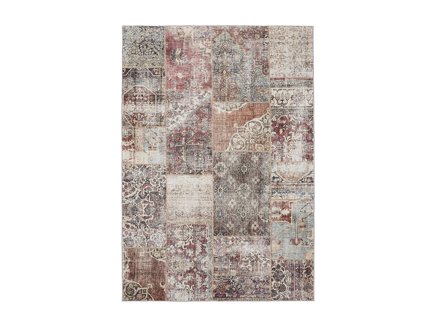 Tapis lavable George Multicouleur/Marron 240x340 cm