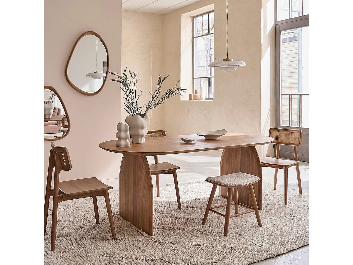 Table en bois de teck 6/8 pers.
