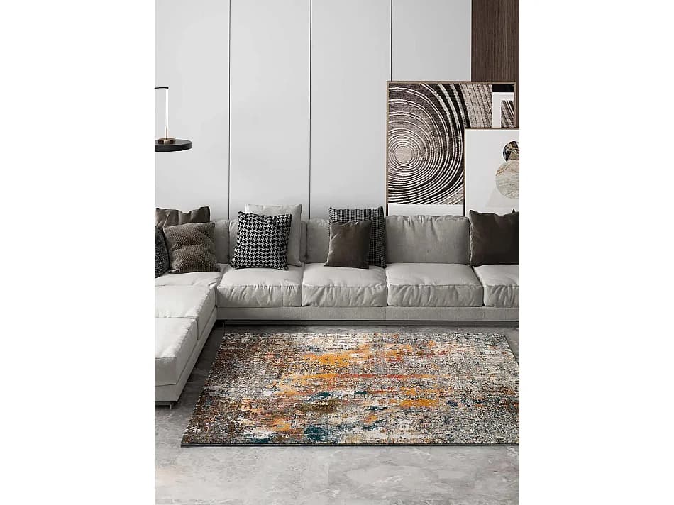 Tapis intérieur - abstrait - multicolore - 160 x 230 cm - SHIRAZ
