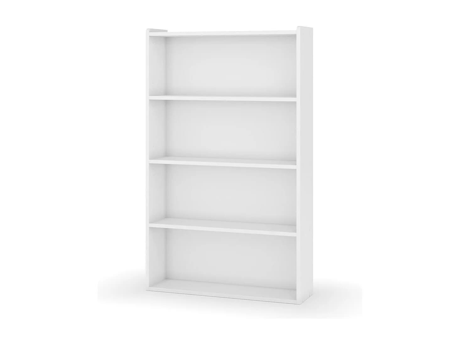 Bibliothèque étagère bois massif blanc SIDNEY
